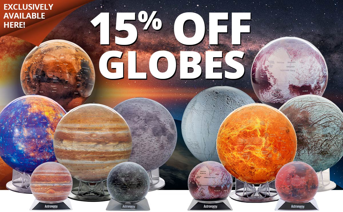 15% Off Globes