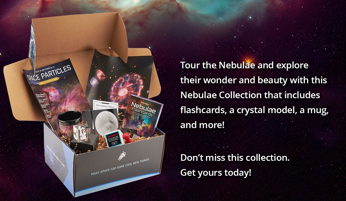 Tour the Nebulae and explore their wonder and beauty with this Nebulae Collection that includes flashcards, a crystal model, a mug, and more! Don't miss this collection. Get yours today!