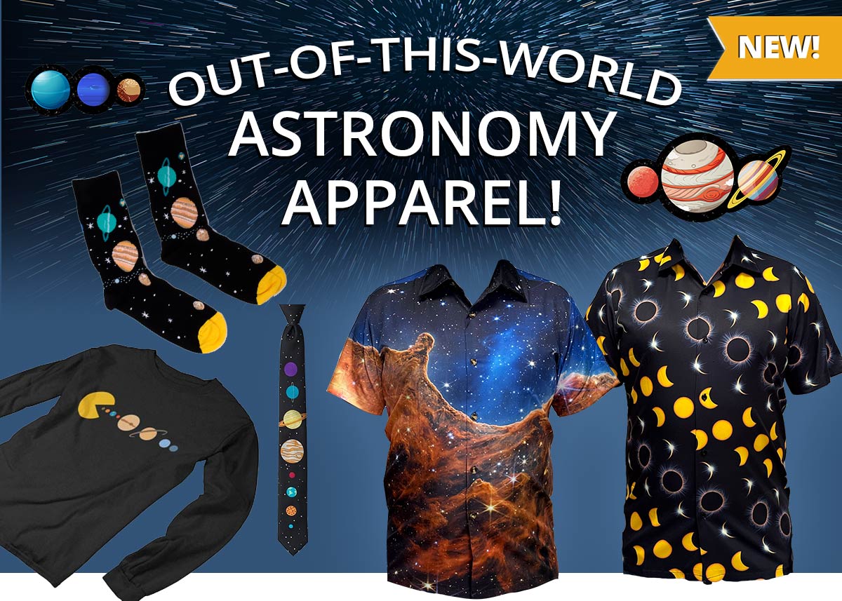 Out of this world astronomy apparel...