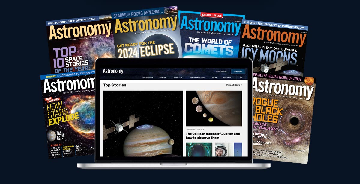 Astronomy Magazine covers.