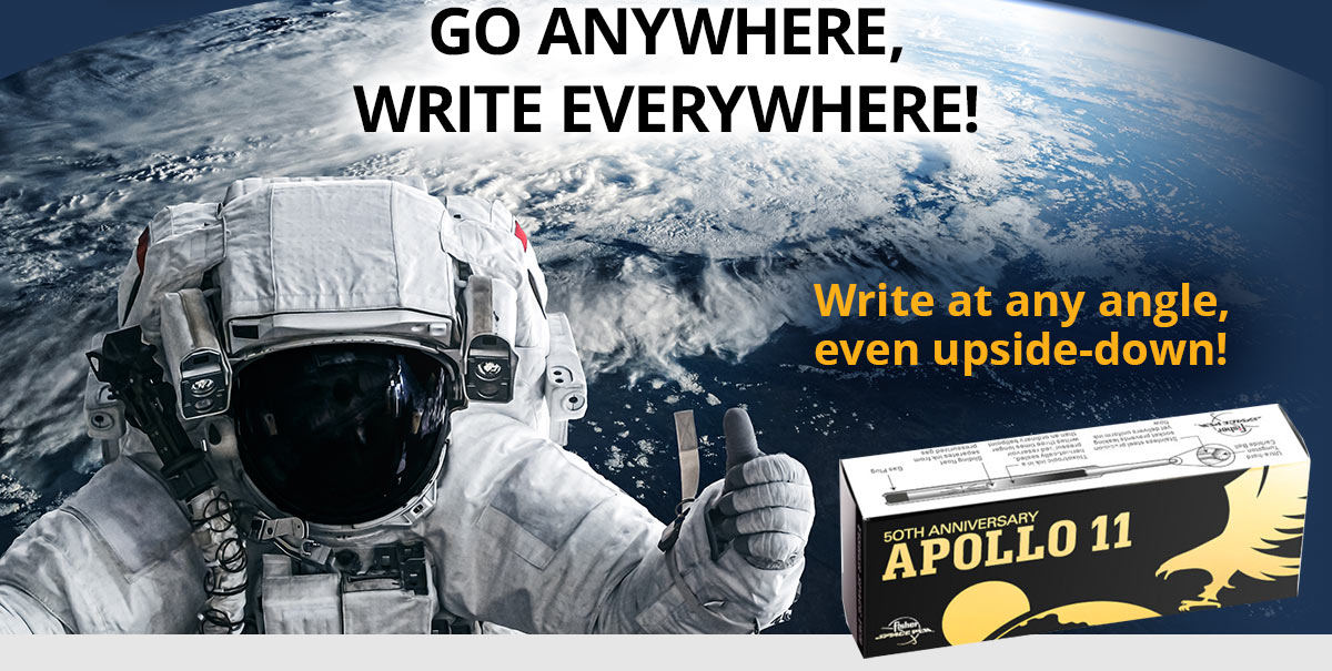 Go Anywhere, Write Everywhere, at any angle, even upside-down!